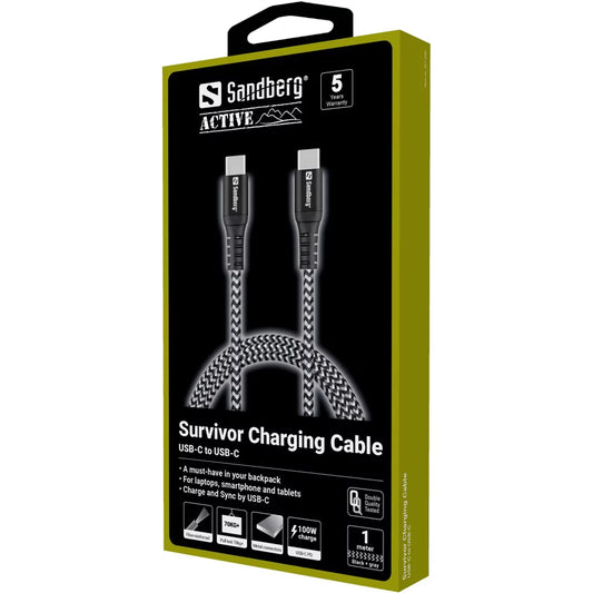 Sandberg Survivor USB-C kabel - 2 meter